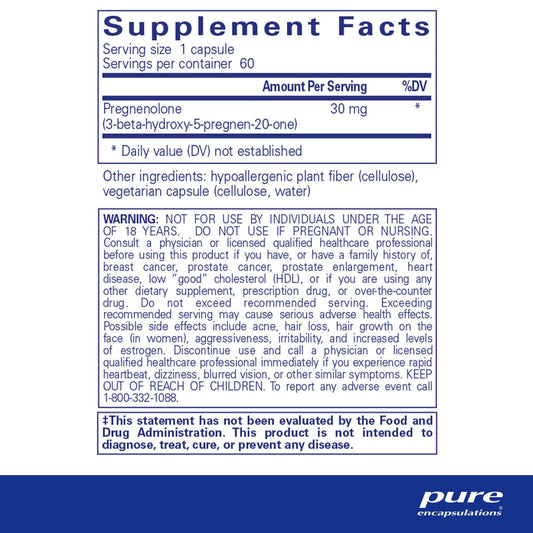 PREGNENOLONE 30mg