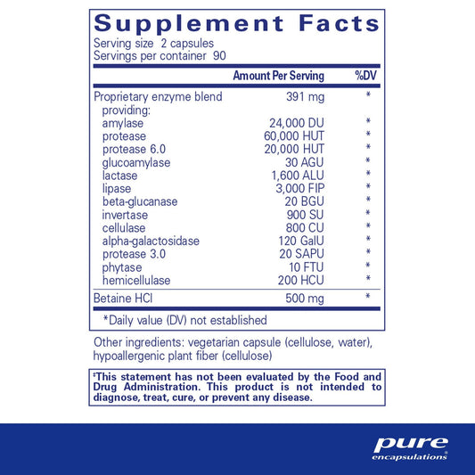 Digestive Enzymes Ultra with Betaine HCl