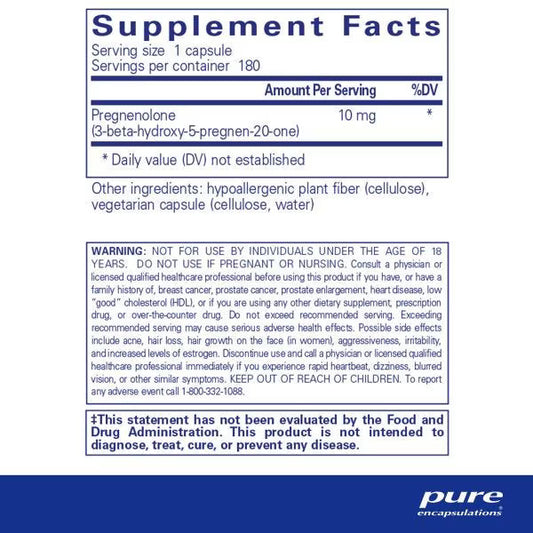 PREGNENOLONE 10mg